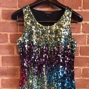 Sequin mini dress